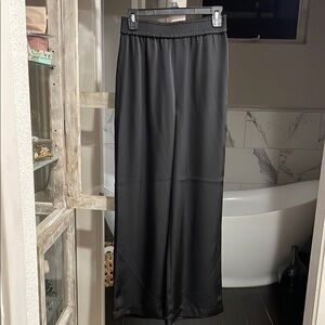Women’s Black Satin Pants